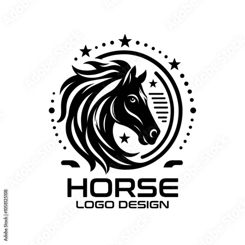 Horse Vector Logo Design