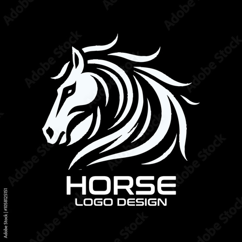 Horse Vector Logo Design