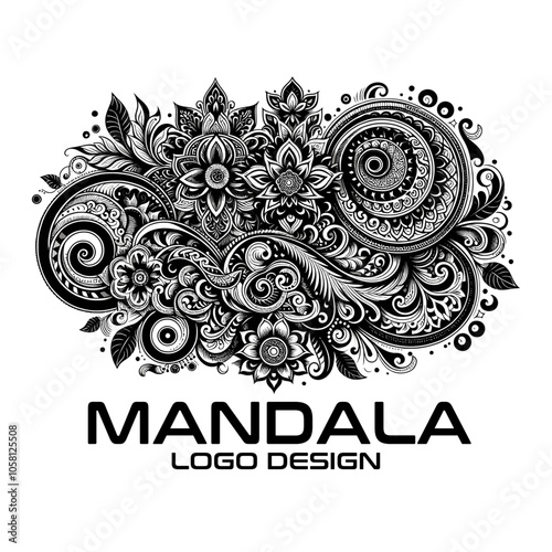 Mandala Vector Logo Design photo