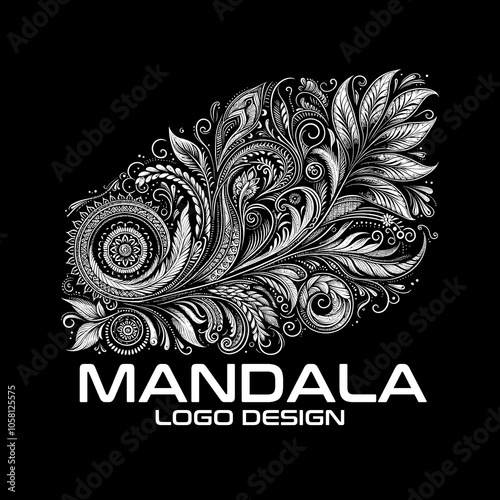 Mandala Vector Logo Design photo