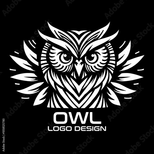 Owl Vector Logo Design photo