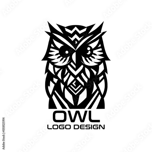 Owl Vector Logo Design photo