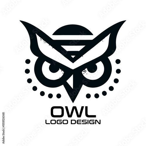 Owl Vector Logo Design photo