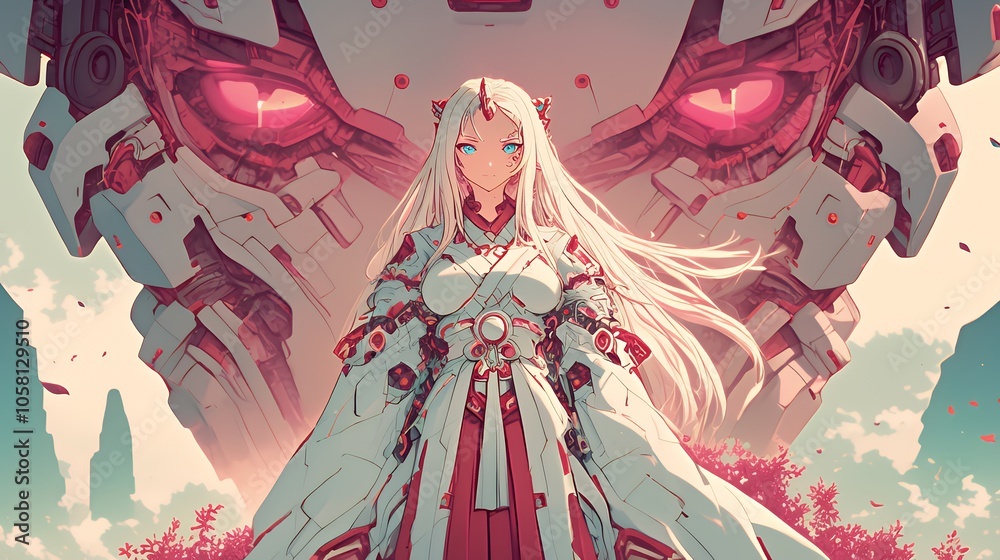 Fototapeta premium アニメスタイル japanese anime style