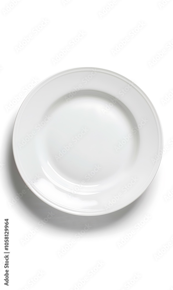 Empty plate isolated on white background. Empty plate isolated on white background.