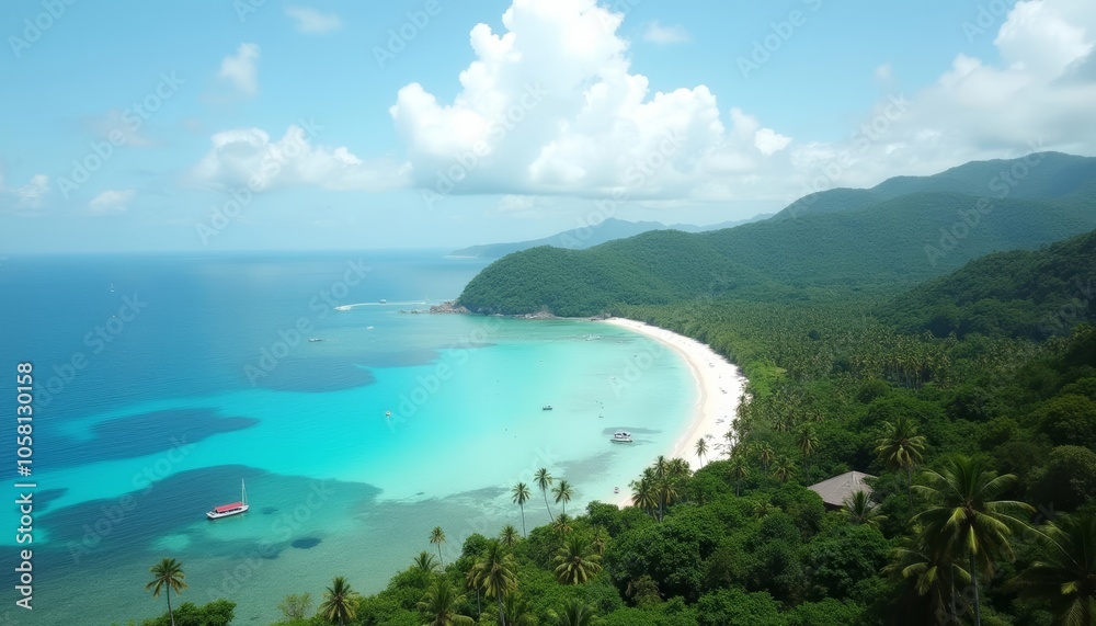 Paradise Found A serene tropical beach and lagoon Paradise Found A serene tropical beach and lagoon