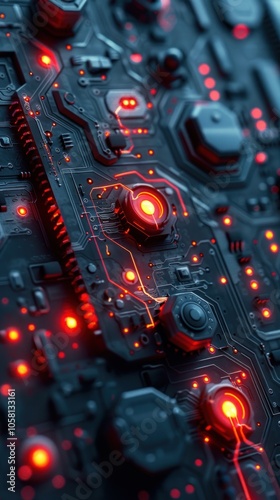 Futuristic Technology: Circuit Board