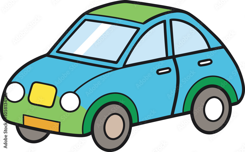 a cng car vector on white background a cng car vector on white background