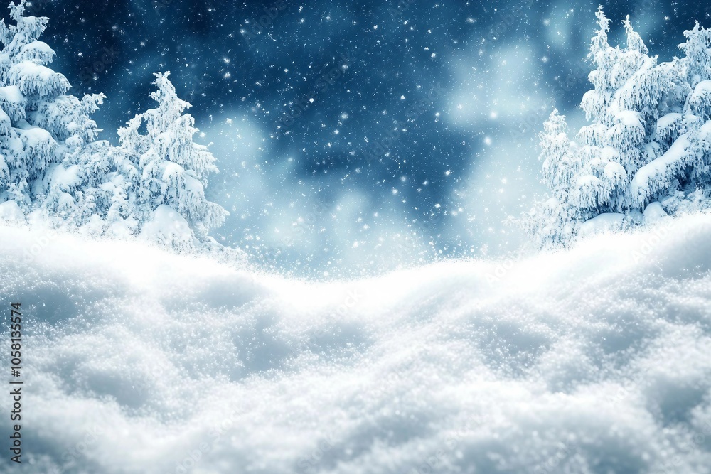 Winter background of snow and frost with free space for your decoration. Winter background of snow and frost with free space for your decoration.