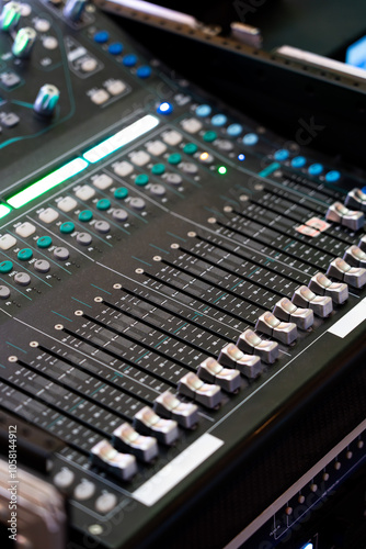 Professional Audio Mixer Control Board for Live Sound Engineering