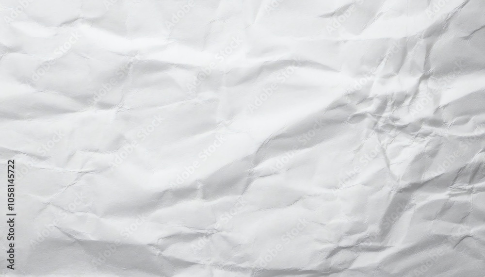 A close-up of crumpled white paper, showcasing a textured surface with shadows and highlights, ideal for backgrounds or artistic projects. A close-up of crumpled white paper, showcasing a textured surface with shadows and highlights, ideal for backgrounds or artistic projects.