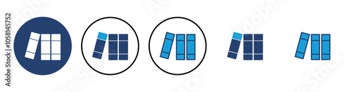 Library icon vector. education icon vector