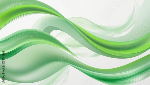 Organic Flow and Green Wave Patterns in a Dynamic Abstract Environmental Design 