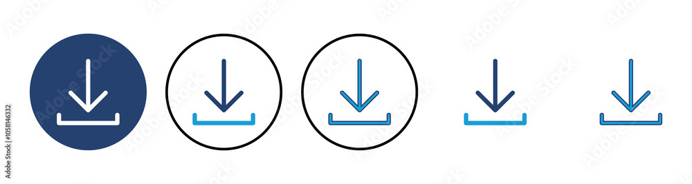 Download icon vector. Download vector icon Download icon vector. Download vector icon