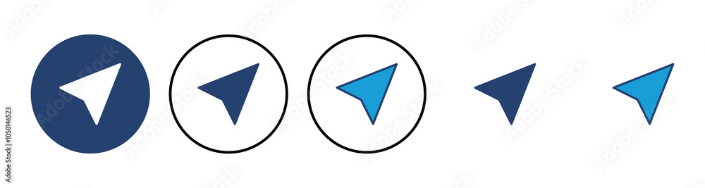 Compass icon vector. arrow compass icon vector Compass icon vector. arrow compass icon vector