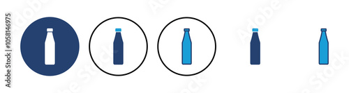 Bottle icon vector. bottle vector icon