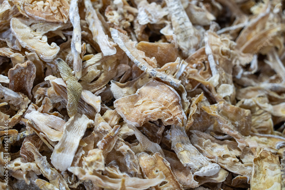Close-Up of Dried Herbal Ingredients for Culinary and Medicinal Use Close-Up of Dried Herbal Ingredients for Culinary and Medicinal Use
