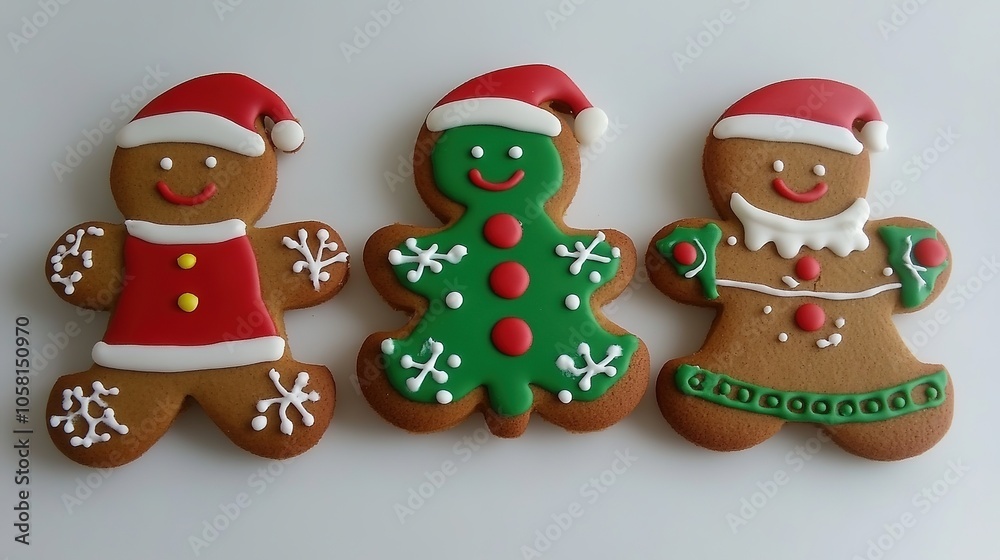 A charming display of Christmas gingerbread cookies in delightful shapes and designs, showcasing festive decorations such as icing, colorful sprinkles, and cheerful patterns. A charming display of Christmas gingerbread cookies in delightful shapes and designs, showcasing festive decorations such as icing, colorful sprinkles, and cheerful patterns.