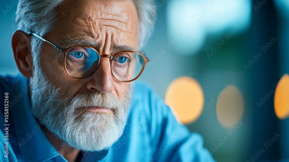 Thoughtful Therapist in a Calm Office Setting Thoughtful Therapist in a Calm Office Setting