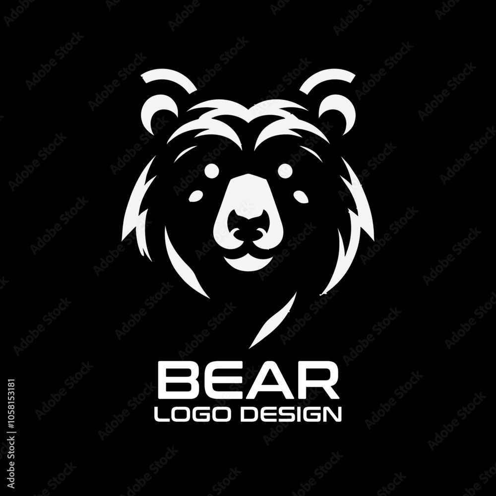 Fototapeta premium Bear Vector Logo Design