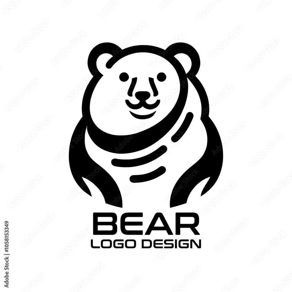 Bear Vector Logo Design Bear Vector Logo Design