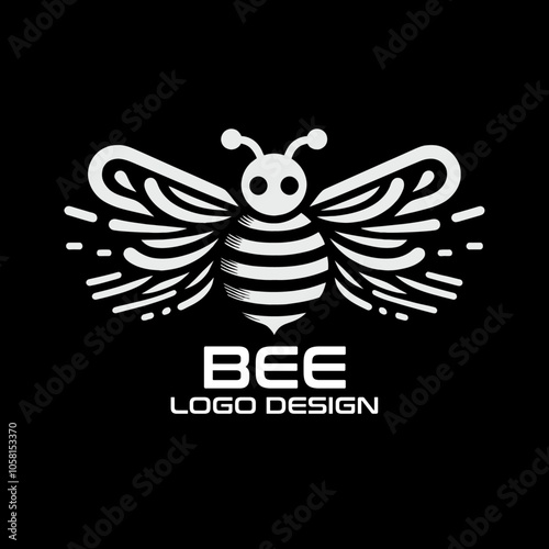 Bee Vector Logo Design