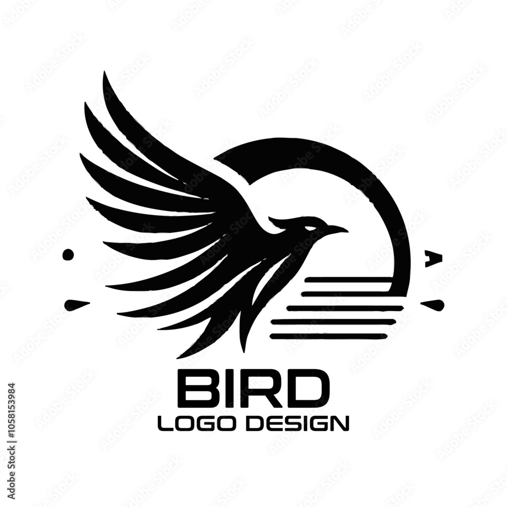 Fototapeta premium Bird Vector Logo Design