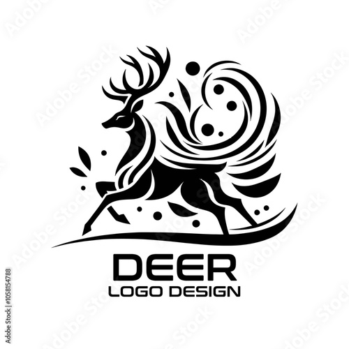 Deer Vector Logo Design