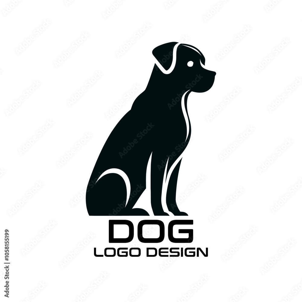 Obraz premium Dog Vector Logo Design