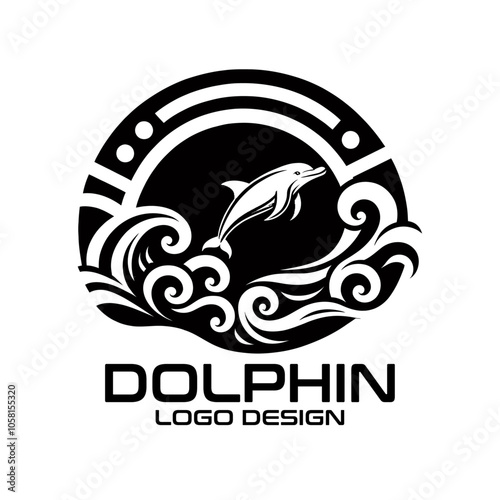 Dolphin Vector Logo Design