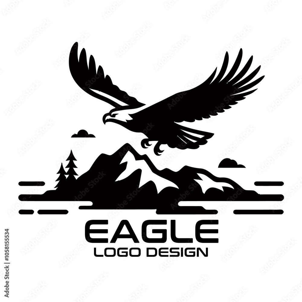 Obraz premium Eagle Vector Logo Design