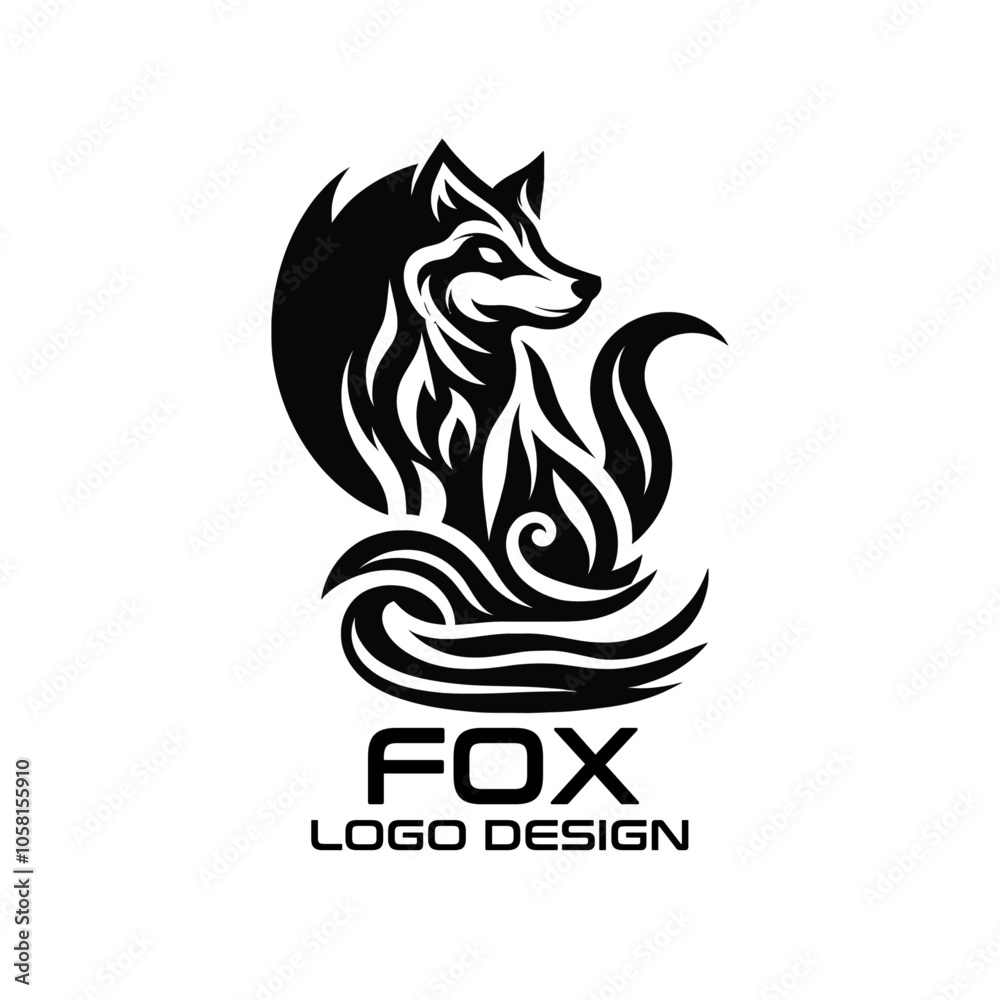 Obraz premium Fox Vector Logo Design