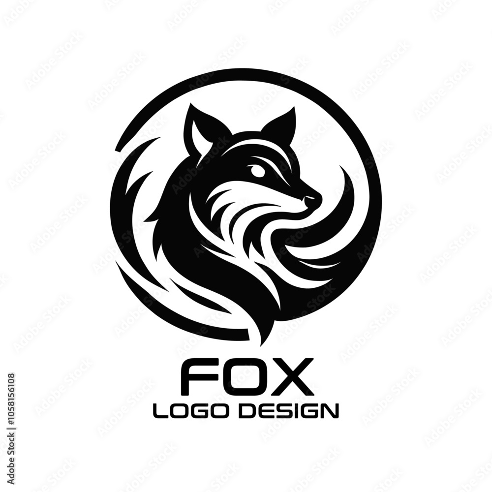 Fox Vector Logo Design Fox Vector Logo Design