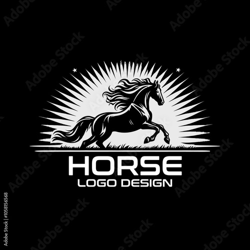Horse Vector Logo Design
