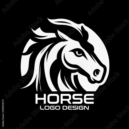 Horse Vector Logo Design