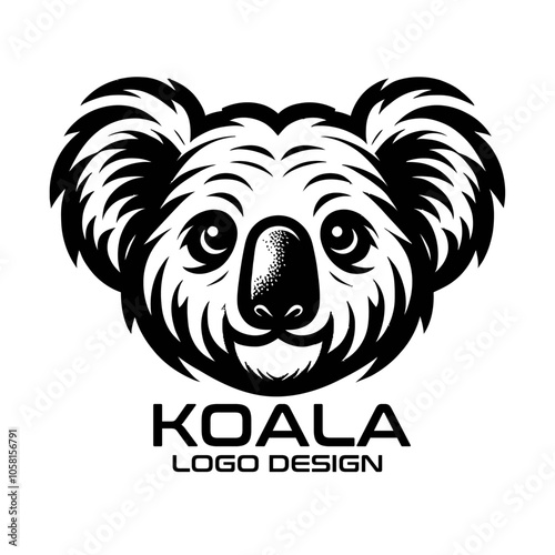 Koala Vector Logo Design photo