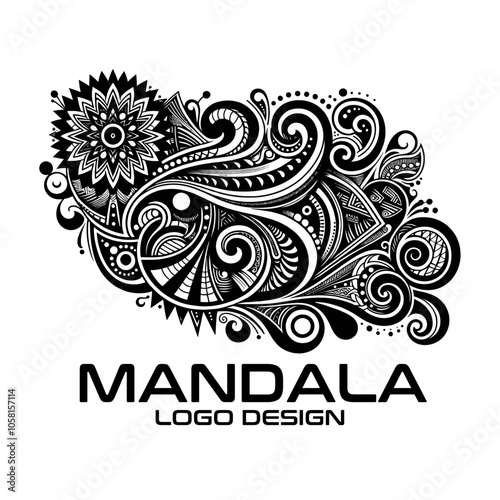 Mandala Vector Logo Design photo