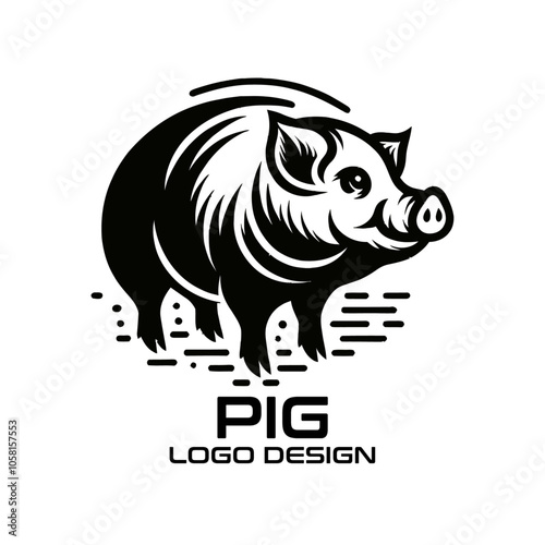 Pig Vector Logo Design