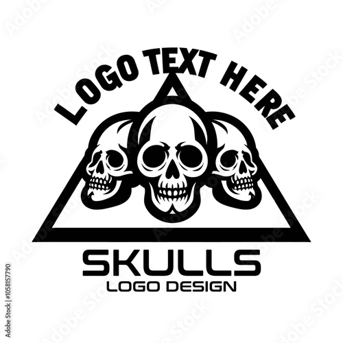 Skulls Vector Logo Design