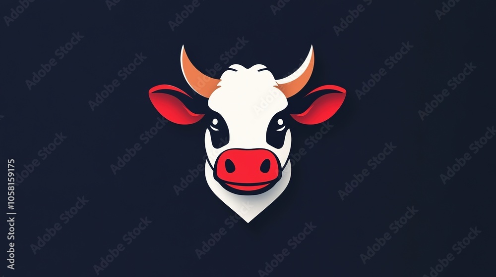 Charming and playful cute cow logo design, featuring a friendly cartoon cow with a big smile, perfect for branding in dairy products, agriculture, and children's themes. Charming and playful cute cow logo design, featuring a friendly cartoon cow with a big smile, perfect for branding in dairy products, agriculture, and children's themes.