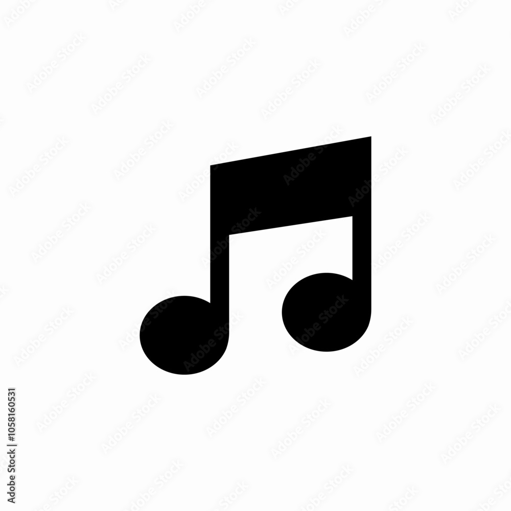 music note icon sign vector music note icon sign vector