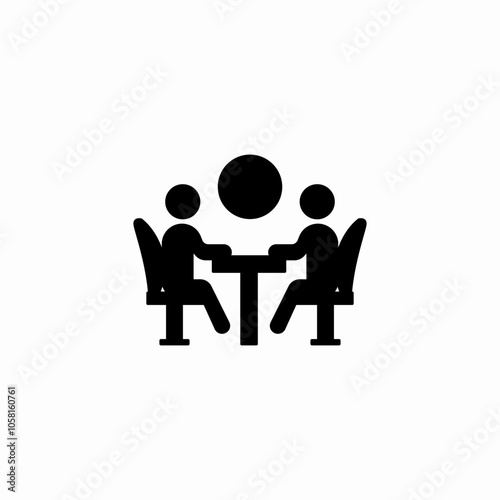 table talk icon sign vector