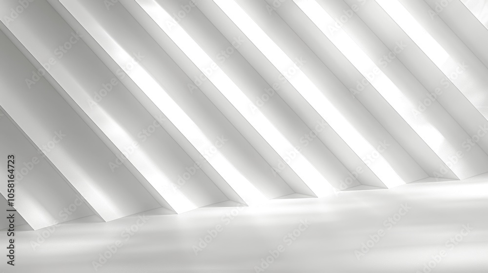 Elegant White Background with Grey Shadow Diagonal Stripes Elegant White Background with Grey Shadow Diagonal Stripes