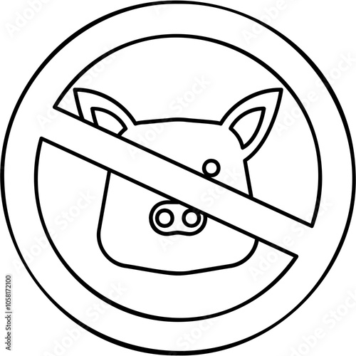 No Pork Icon