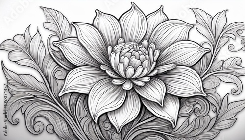 Abstract floral background
