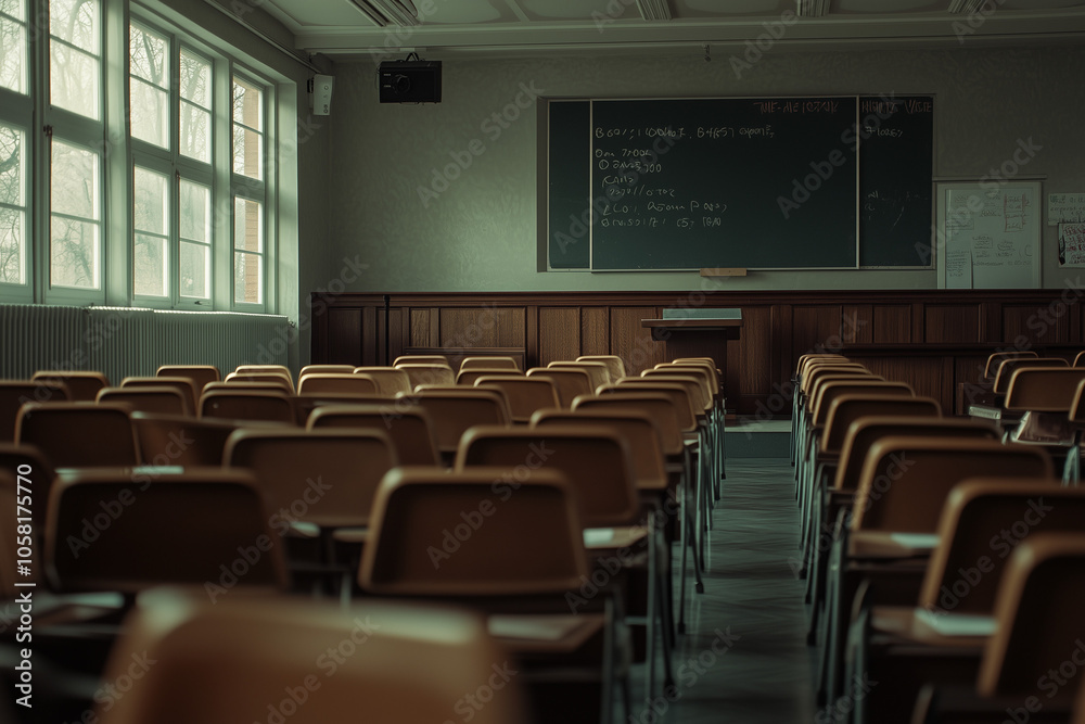 Empty blackboard with wooden frame , Chalk board for education concept. Empty blackboard with wooden frame , Chalk board for education concept.