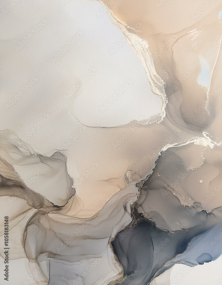 Abstract art in shades of gray, white, and beige. Abstract art in shades of gray, white, and beige.