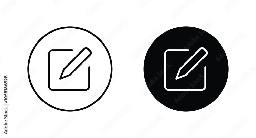 Edit icon, Edit sign and symbol vector. Pencil icon Edit icon, Edit sign and symbol vector. Pencil icon