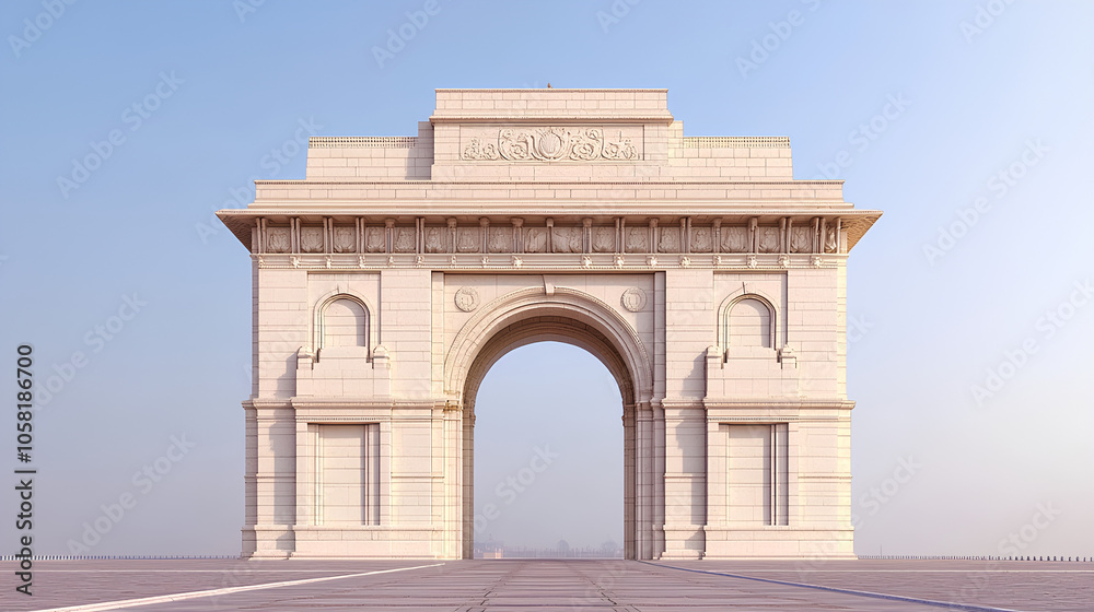 Obraz premium Gate of india isolated