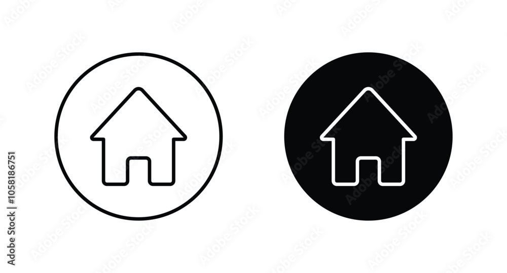 Home icon vector for web, computer and mobile app Home icon vector for web, computer and mobile app